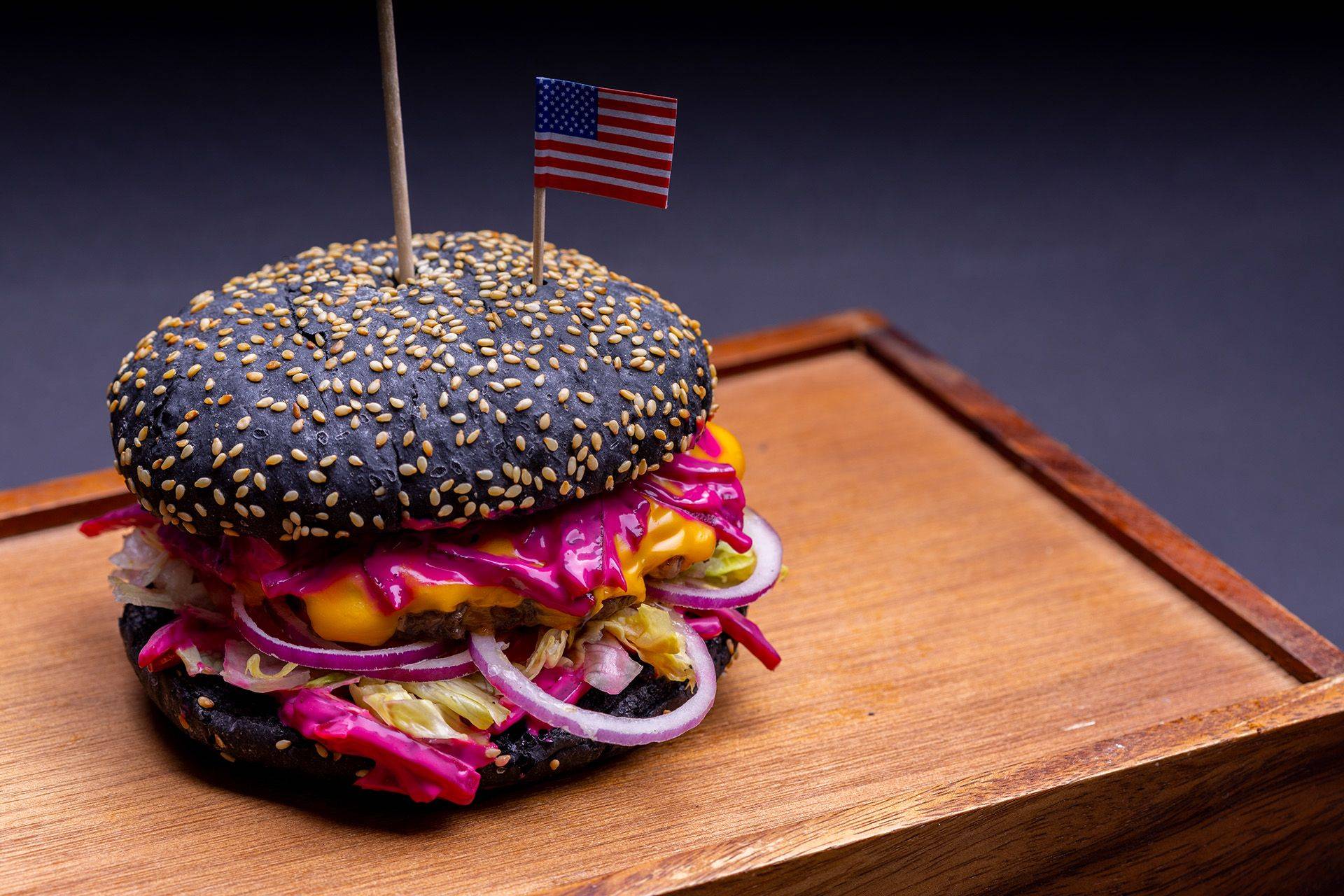 Black Lady burger fotó: Mészáros Zsolt